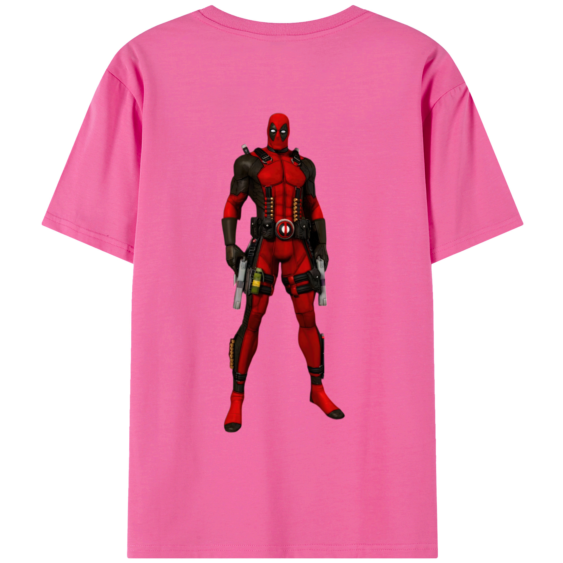 （画像用） Deadpool デッドプール レディース半袖Tシャツ(バックプリント)